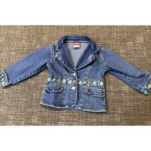 Levis Embroidered Girls Denim Jacket 4T